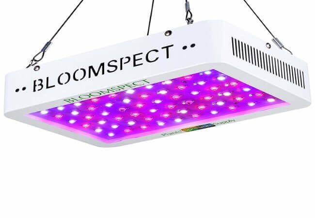 BLOOMSPECT 600W LED Grow Light Full Spectrum for Indoor Hydroponics Greenhouse Plants Veg and Bloom