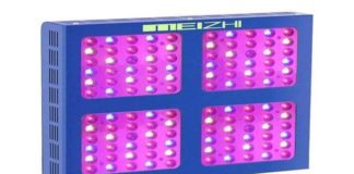 MEIZHI LED Grow Light 600W, Full Spectrum for Indoor Plants, Veg and Flower Dual Growth and Bloom Switches