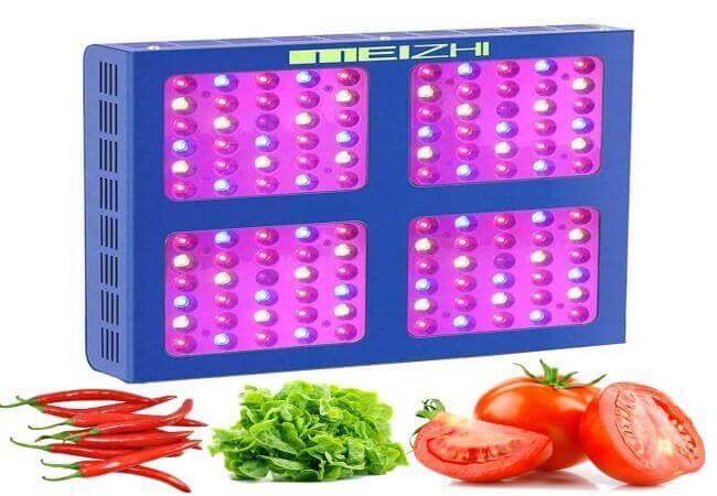 MEIZHI LED Grow Light 600W, Full Spectrum for Indoor Plants, Veg and Flower Dual Growth and Bloom Switches
