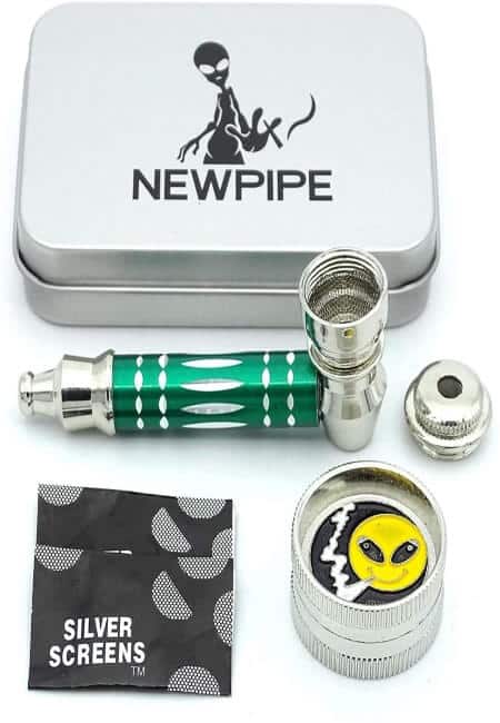 NEWPIPE Mini Vanilla Grinder kit, a Suit for You (Green)